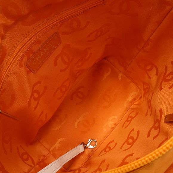 Chanel Cambon Line Tote Bag Lambskin Python White - Picture 6 of 6